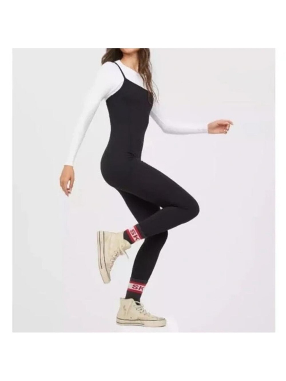 Aerie Offline The Hugger Onesie Jumpsuit Black Medium - Picture 2 of 12